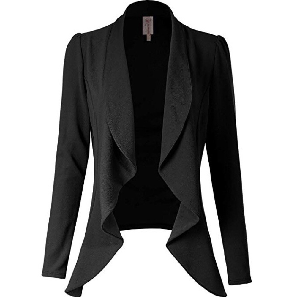 Open Cardigan Blazer Coat Jacket